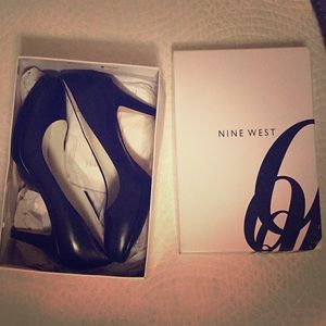 Nine West black heels